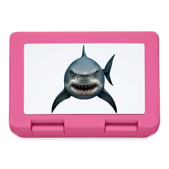 Costume de requin Océan Animal marin Dangereux - Boîte à goûter - rose - Devant