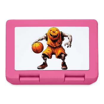 Halloween Basketball Player - Lunchbox - pink - Front