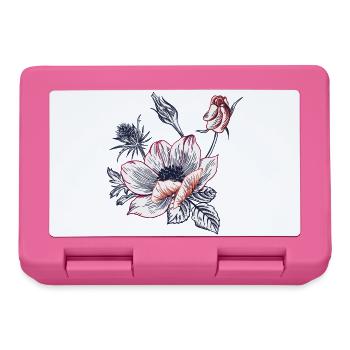 Vintage Bouquet - Lunchbox - pink - Front