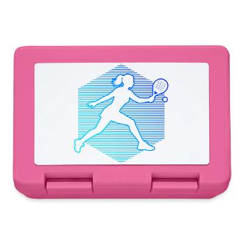 Cadeau d’accessoires de padel pour les fans débutants - Boîte à goûter - rose - Devant