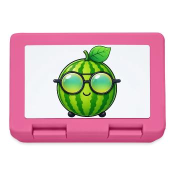 Été de dessins animés minimalistes sur la pastèque - Boîte à goûter - rose - Devant