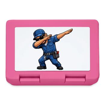 Gardien de toilette - Boîte à goûter - rose - Devant