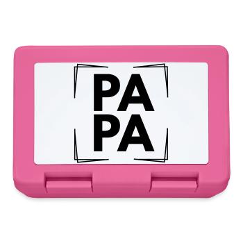Papa - Boîte à goûter - rose - Devant