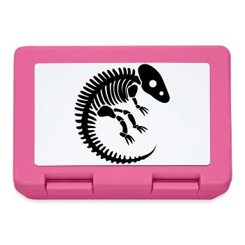 os fossile dinosaure préhistorique - Boîte à goûter - rose - Devant