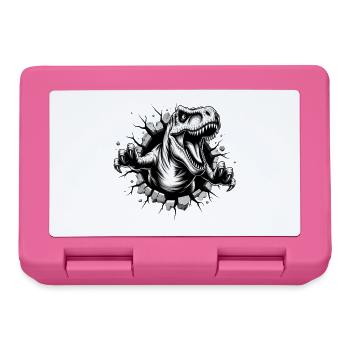 Tyrant Rex Durchbruch - Brotdose - Pink - Vorne