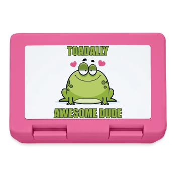 Toadally Awesome Dude - Lunchbox - pink - Front