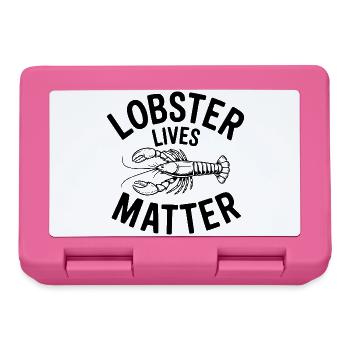 Lobster Lives Matter - Lunchbox - pink - Front