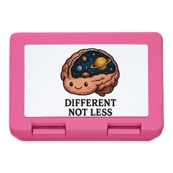 Espace cérébral cosmique avec des planètes - Boîte à goûter - rose - Devant
