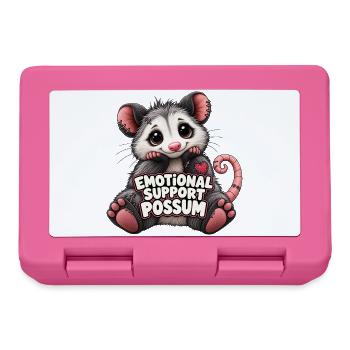 Emotional Support Possum - Brotdose - Pink - Vorne