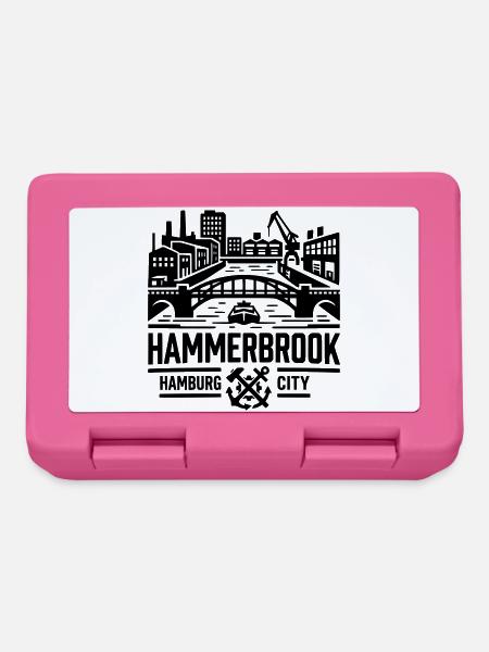 Hammerbrook Hamburg Hafen City Süd - Brotdose - Pink