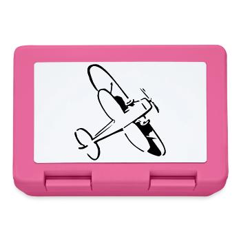 Flugzeug - Lunchbox - pink - Front