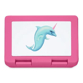 Unicorn Dolphin - Lunchbox - pink - Front