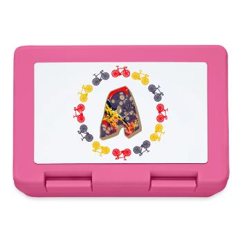 Bicyclette E 202 A - Boîte à goûter - rose - Devant