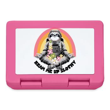 Beam me up Slothy - Brotdose - Pink - Vorne