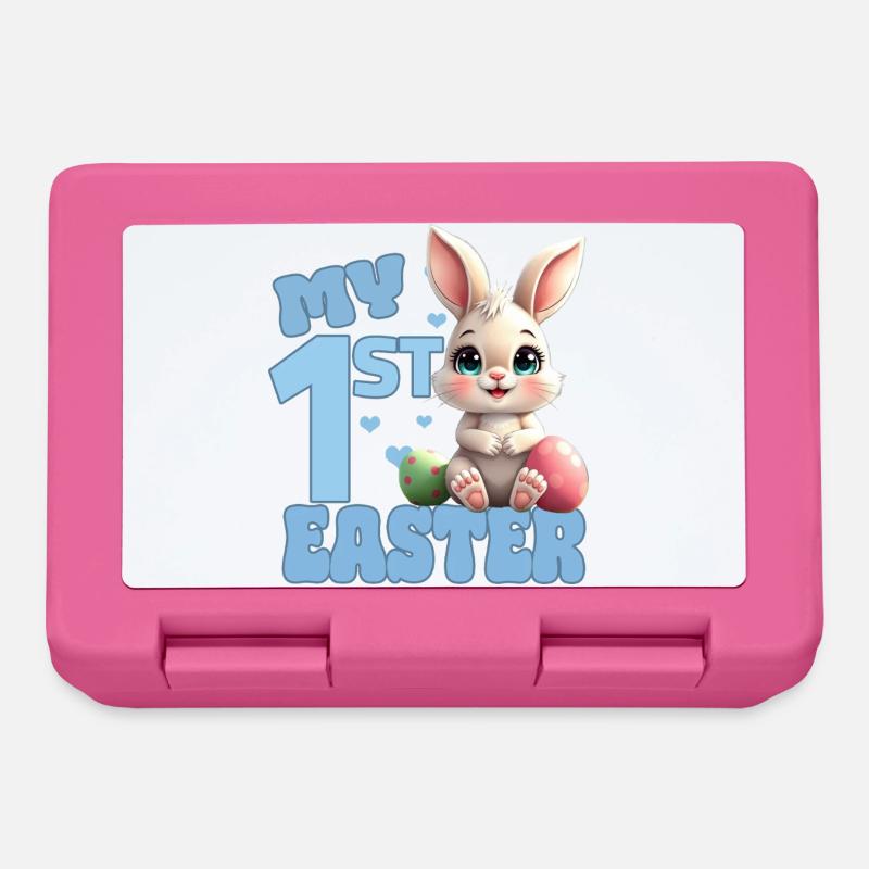 Baby's First Easter - Easter Bunny Easter Egg - Lunchbox - pink