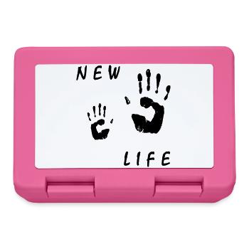 Baby hand - Lunchbox - pink - Front