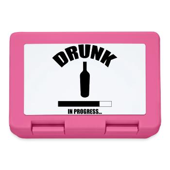 Drunk in progress... - Lunchbox - pink - Front