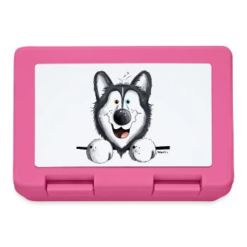 Happy Husky - Boîte à goûter - rose - Devant