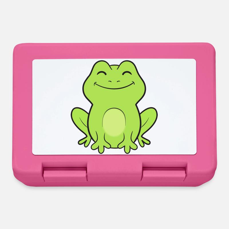 Frosch Frösche - Brotdose - Pink