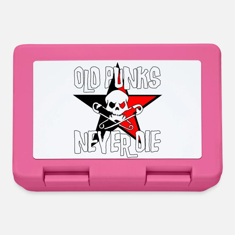 Old Punks Never Die - Brotdose - Pink
