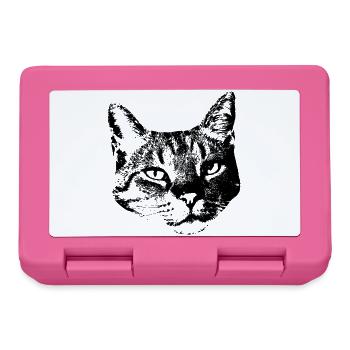 Cat Kitten Cat Shirt Gift - Lunchbox - pink - Front