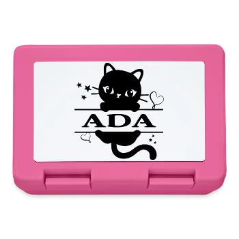 Ada T-Shirt Valentinstag Geschenkidee - Brotdose - Pink - Vorne