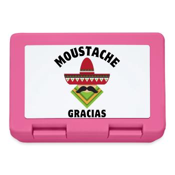 Mexico, Mexico, sombréro, Mexican man - Lunchbox - pink - Front