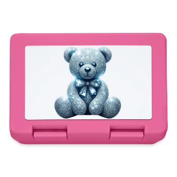 Crystal Bear Diamant Diamanten - Brotdose - Pink - Vorne