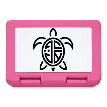Illustration Silhouette Blooming Nature - Lunchbox - pink - Front