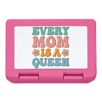 Every Mom is a Queen - Lunchbox - pink - Front