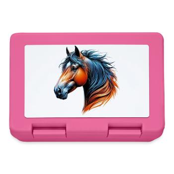 Horse - Lunchbox - pink - Front