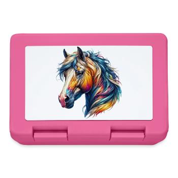Horse - Lunchbox - pink - Front