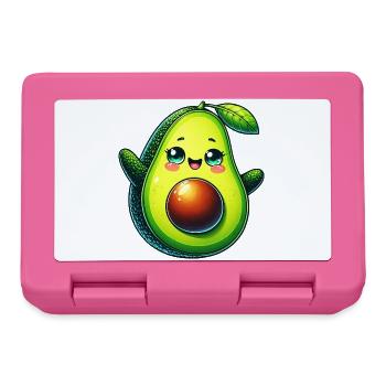 Avocat - Boîte à goûter - rose - Devant