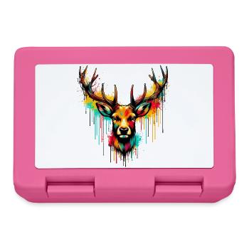 Hirsch - Brotdose - Pink - Vorne