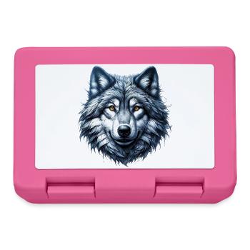 Wolf - Lunchbox - pink - Front