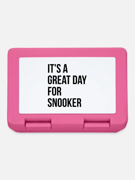 Snooker Snooker Snooker - Brotdose - Pink