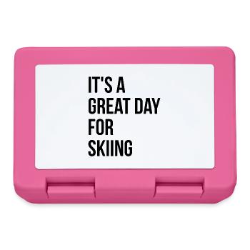 Ski - Brotdose - Pink - Vorne