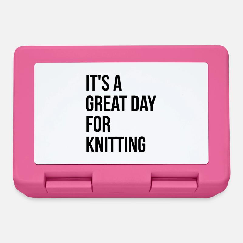 Knitting - Lunchbox - pink