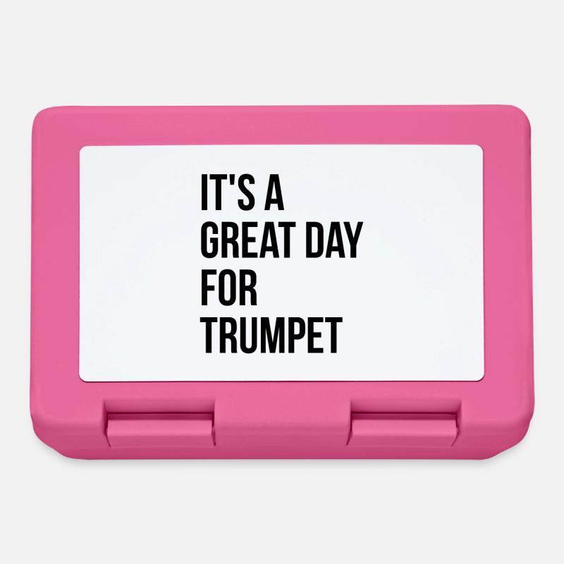 Trompete - Brotdose - Pink