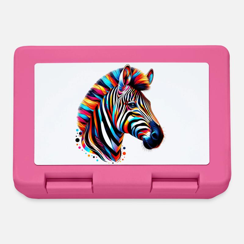 Zebra - Brotdose - Pink
