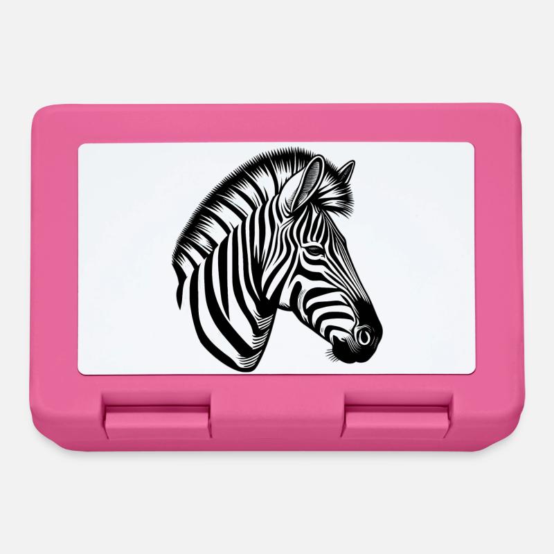 Zebra - Brotdose - Pink