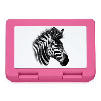 Zebra - Brotdose - Pink - Vorne