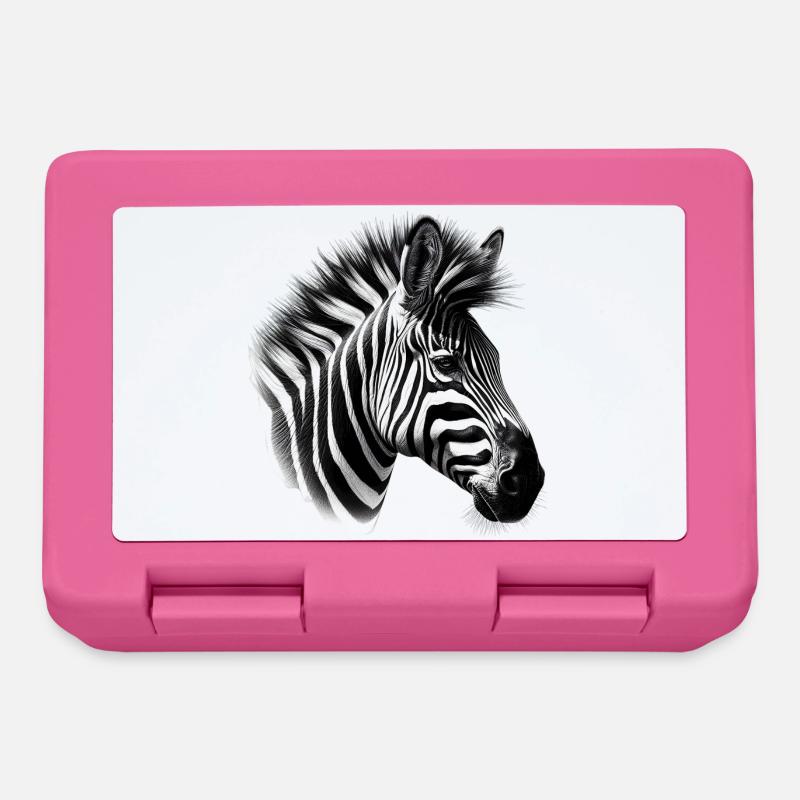 Zebra - Brotdose - Pink