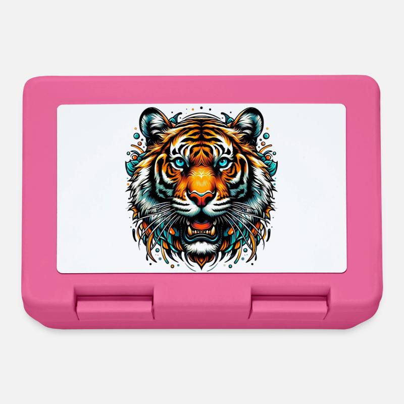 Tiger - Brotdose - Pink