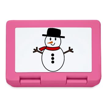 ICH KANN NICHT. SKI. SKI. SCHLÄGER. SCHNEE. SNOWBOARDEN - Brotdose - Pink - Vorne
