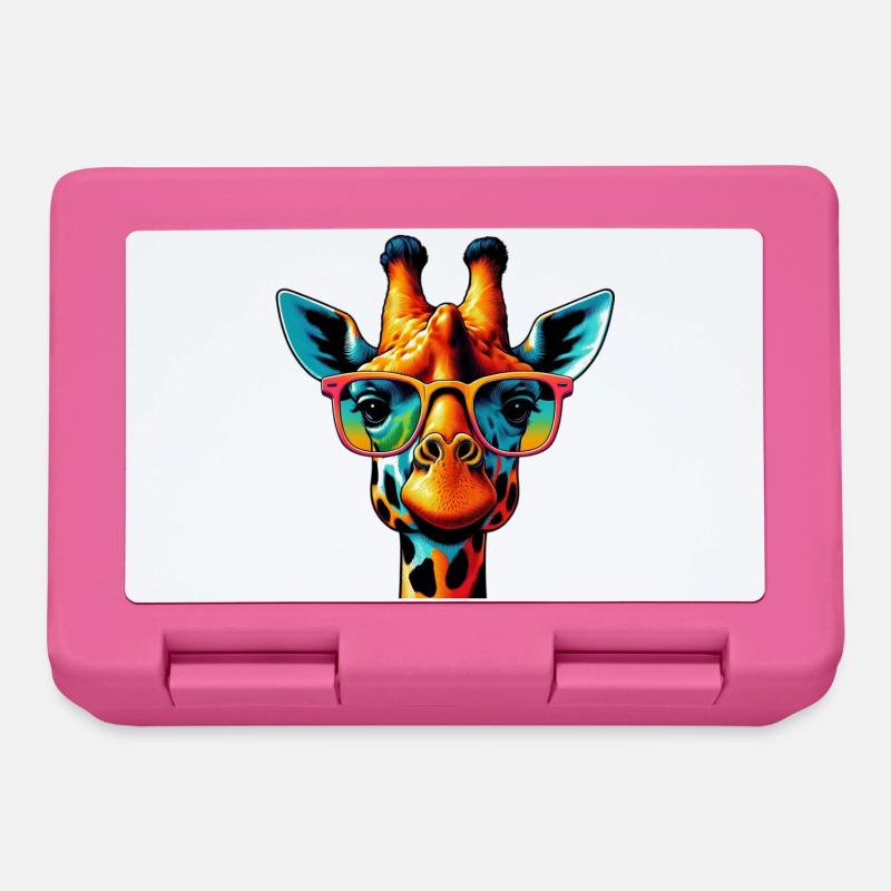 Giraffe - Brotdose - Pink
