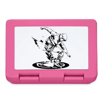 Breakdancer Drawing - Lunchbox - pink - Front