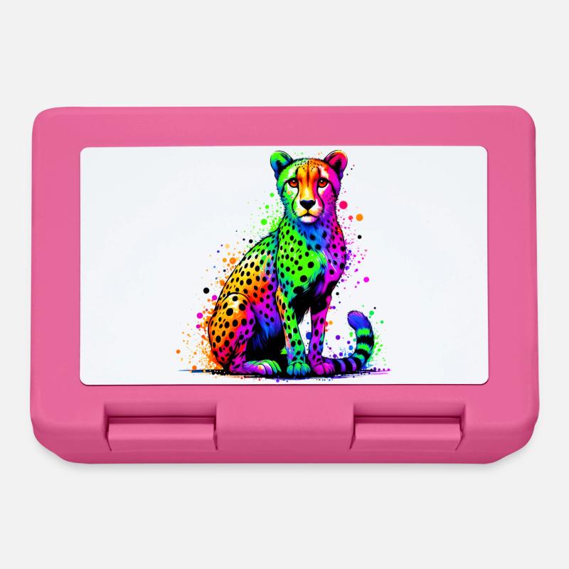 Cheetah - Lunchbox - pink