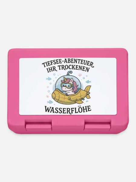 Einhorn-Tiefsee-U-Boot - Brotdose - Pink
