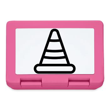 Traffic cone - Lunchbox - pink - Front